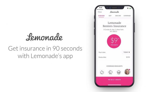 The Lemonade App Renters Homeowners Insurance Powered Tech for size 1280 X 720