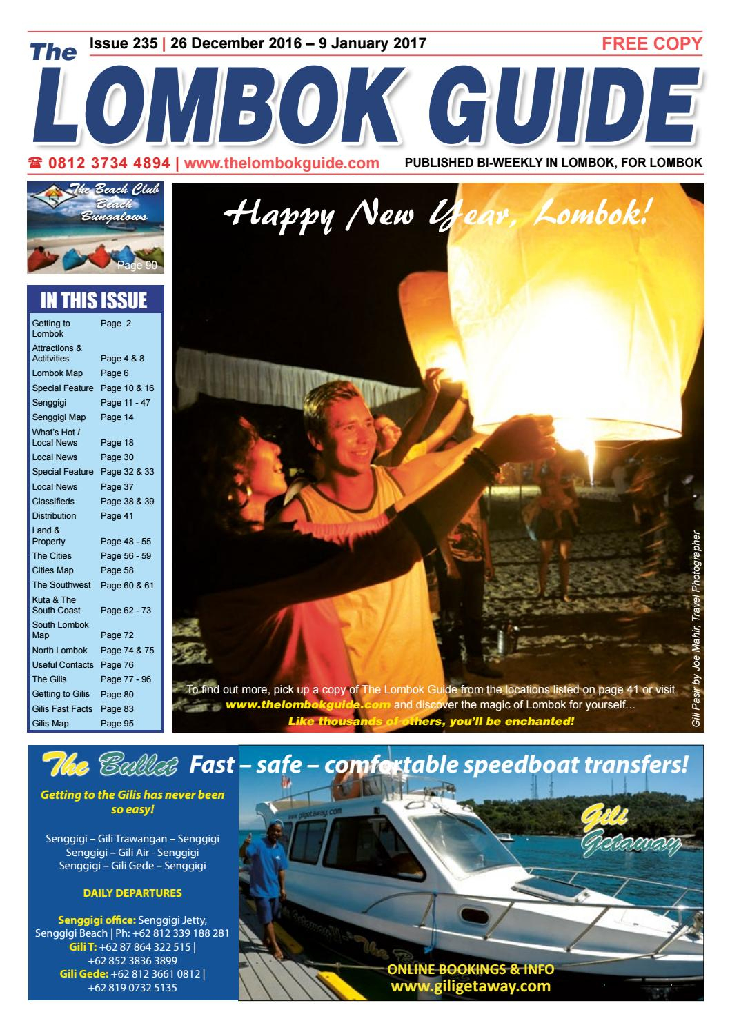 The Lombok Guide Issue 235 The Lombok Guide Issuu with regard to sizing 1058 X 1496