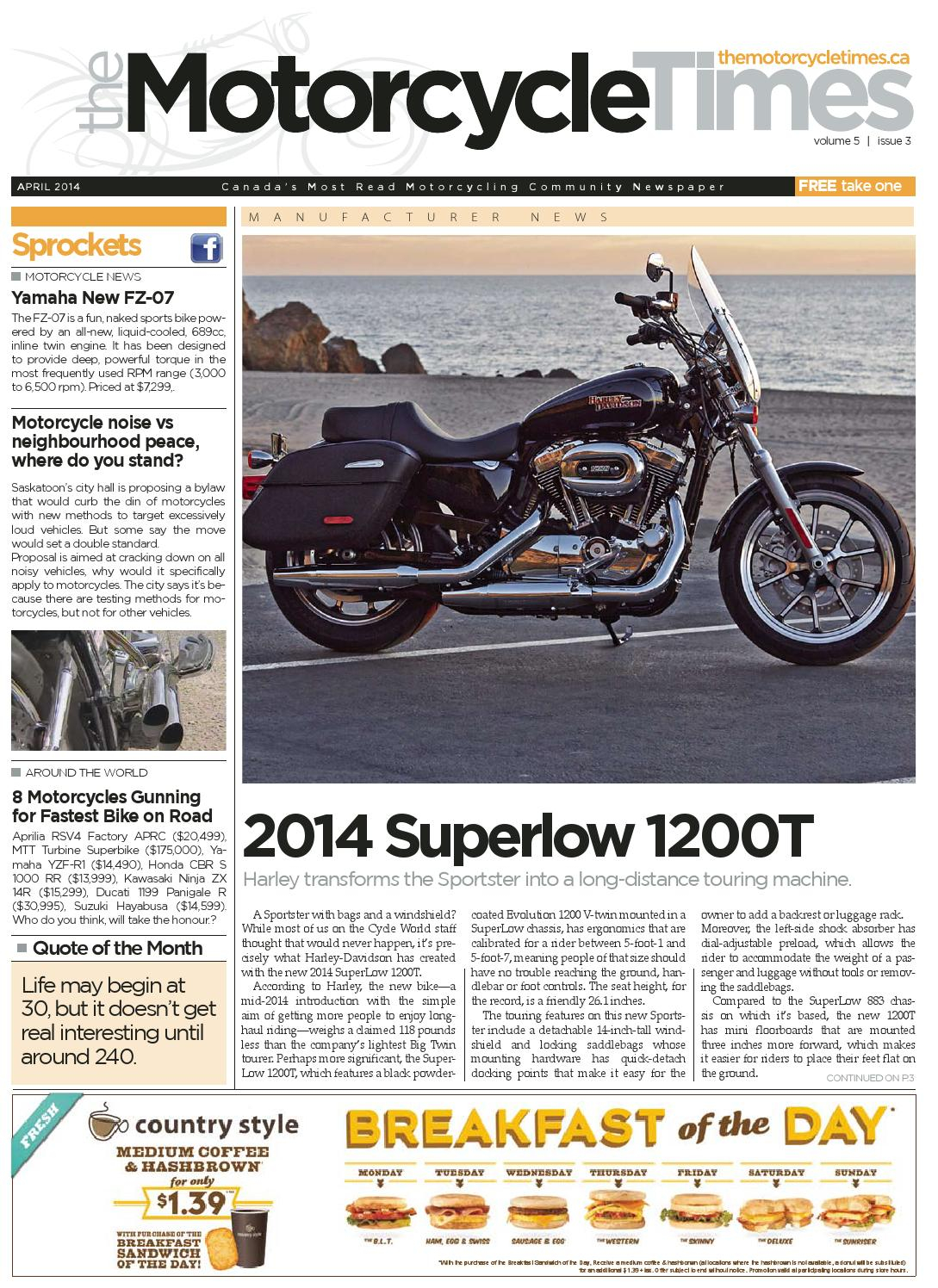 The Motorcycle Times April 2014 The Motorcycle Times for proportions 1089 X 1496