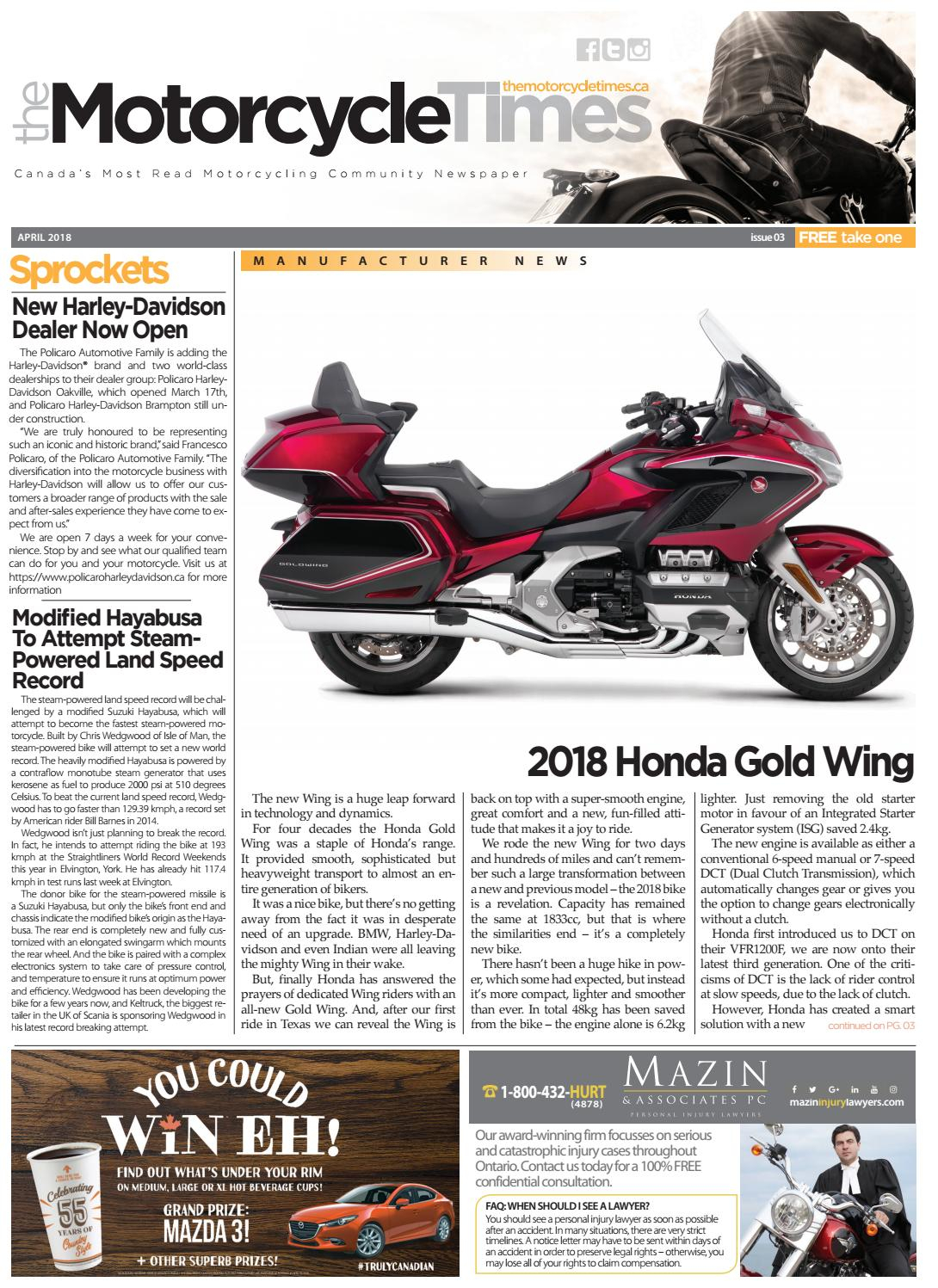 The Motorcycle Times April 2018 The Motorcycle Times within size 1090 X 1497