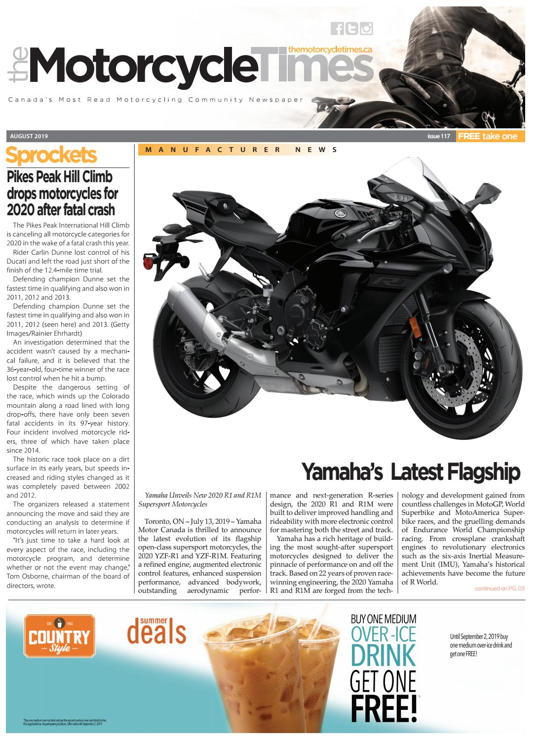 The Motorcycle Times August 2019 The Motorcycle Times within measurements 1090 X 1497