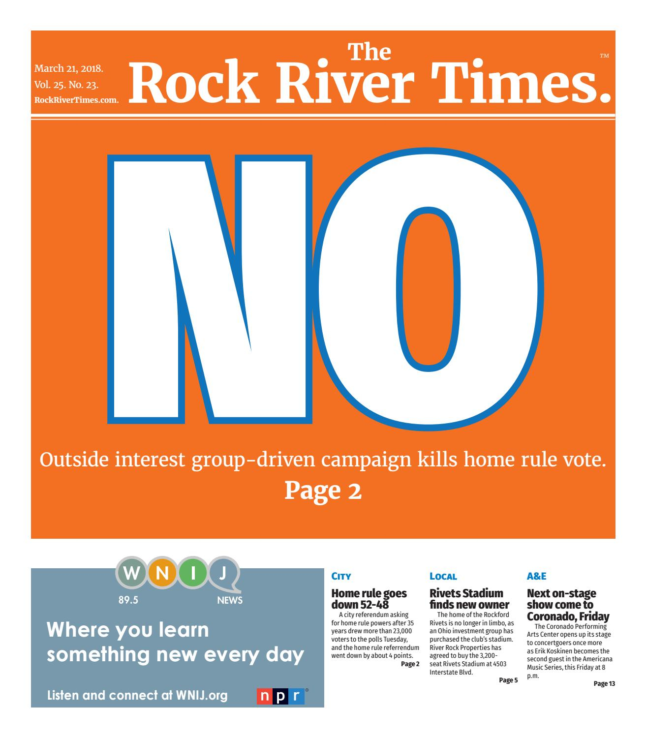 The Rock River Times March 21 2018 Shane Nicholson Issuu regarding size 1313 X 1500