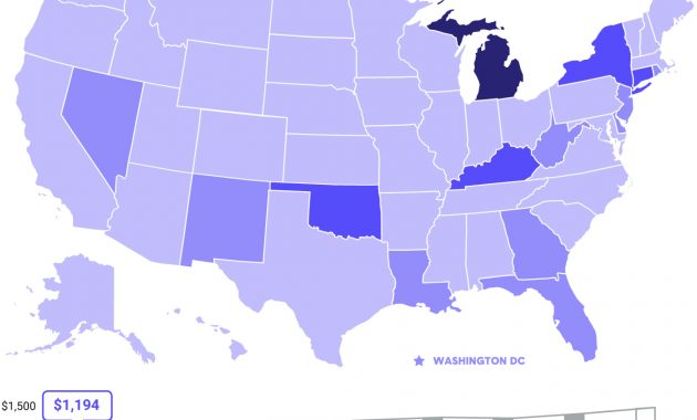 The State Of Auto Insurance 2019 The Zebra throughout measurements 1354 X 1032