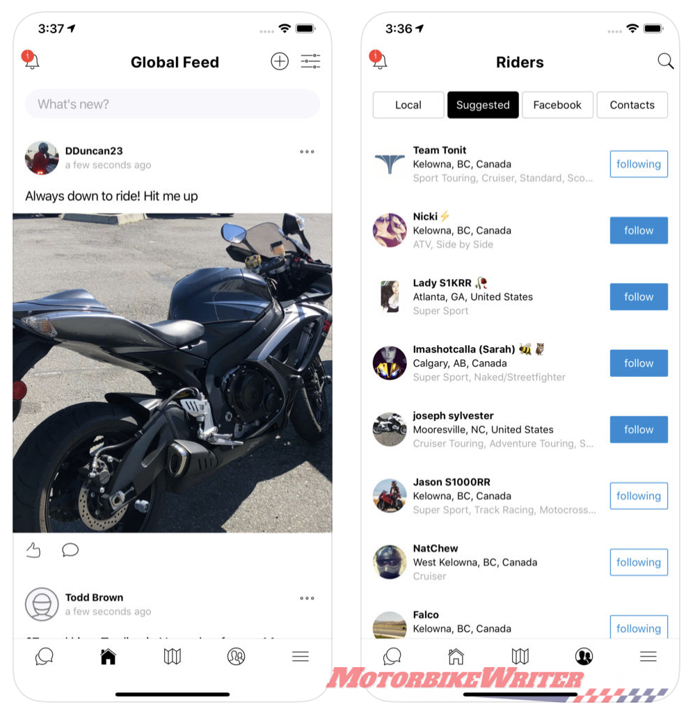 Tonit Motorcycle Community App Values Privacy Motorbike Writer for size 986 X 1035