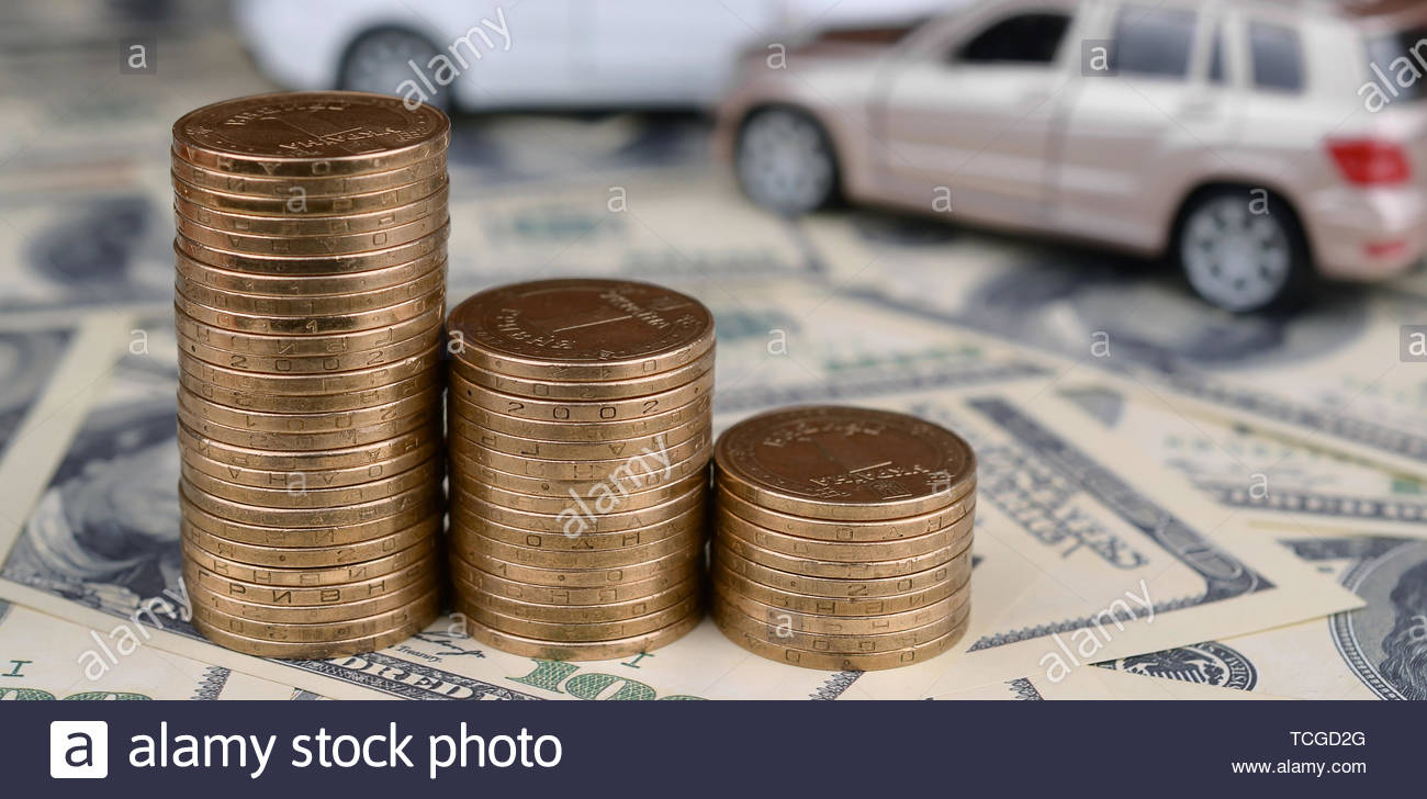 Toy Car In Accident On A Background Of 100 Dollar Bills And intended for measurements 1300 X 728