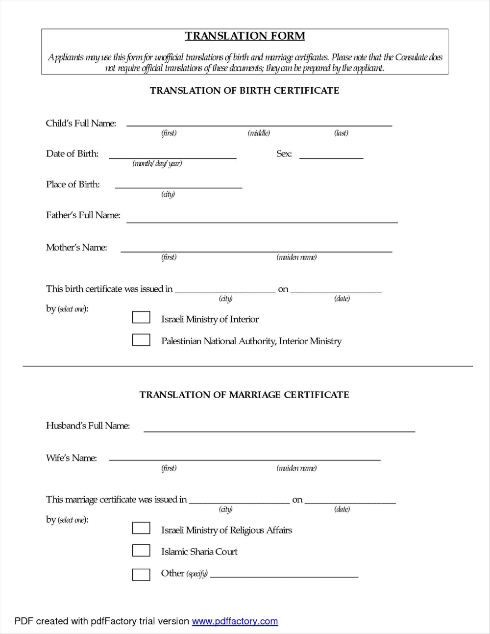 Translate Marriage Certificate From Spanish To English regarding size 1000 X 1293