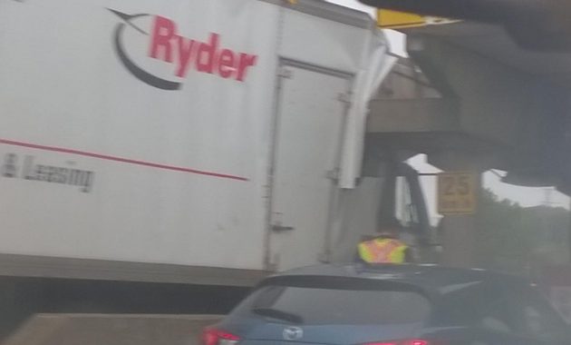 Truck Crashed At Mackay Bridge Halifax inside size 1456 X 2592