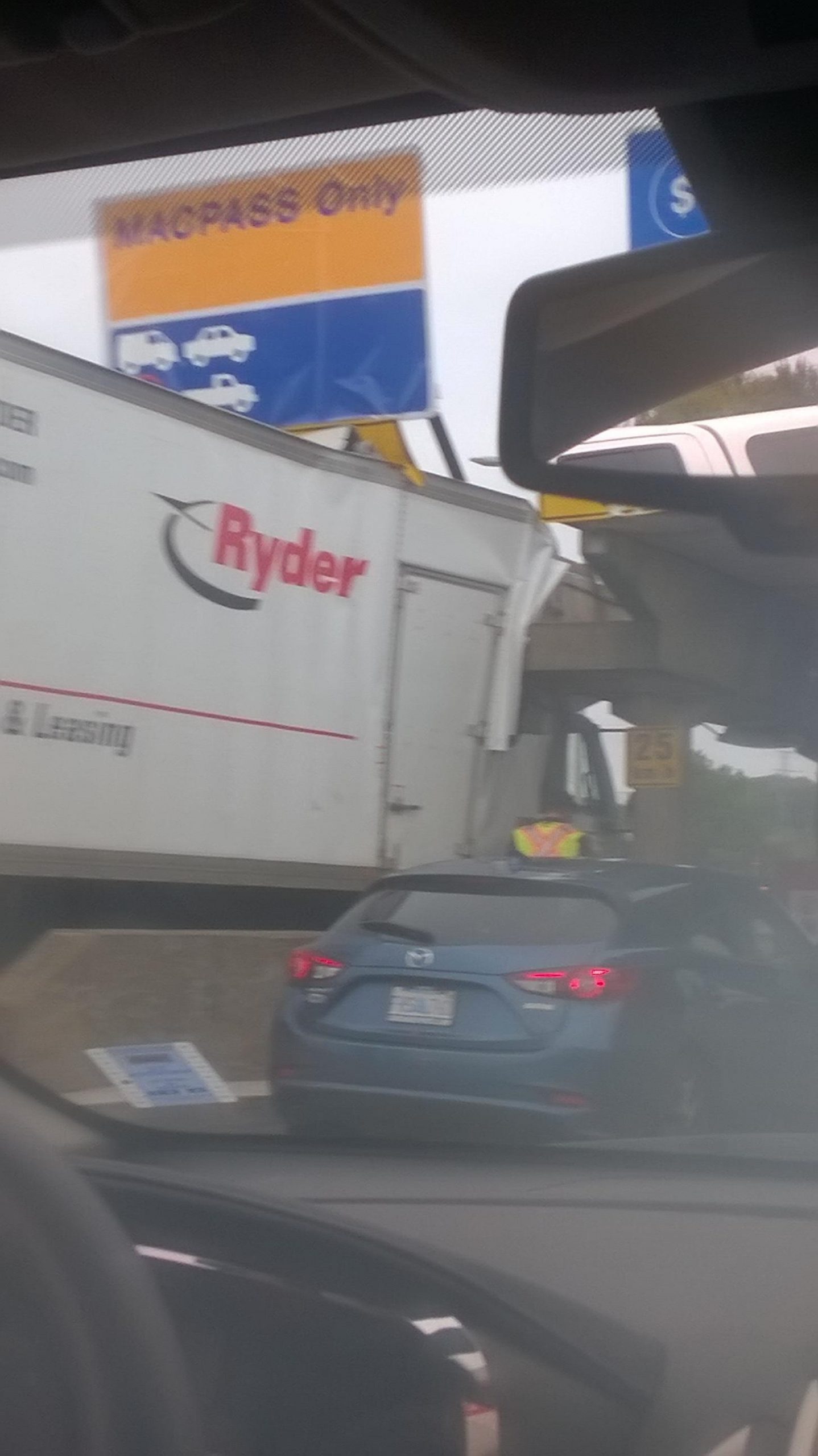 Truck Crashed At Mackay Bridge Halifax inside size 1456 X 2592