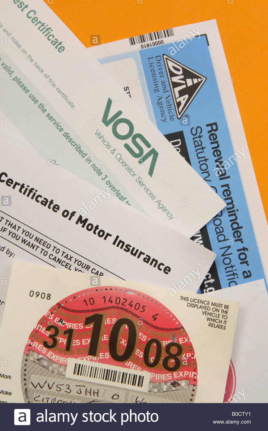 Uk Car Motoring Vehicle Documents Including Car Insurance within size 866 X 1390