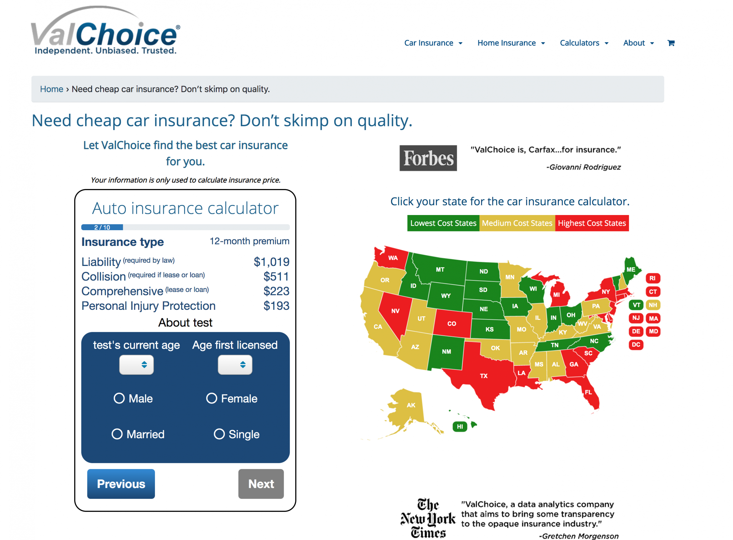 Valchoice Introduces Car And Home Insurance Calculators with regard to sizing 2706 X 1994