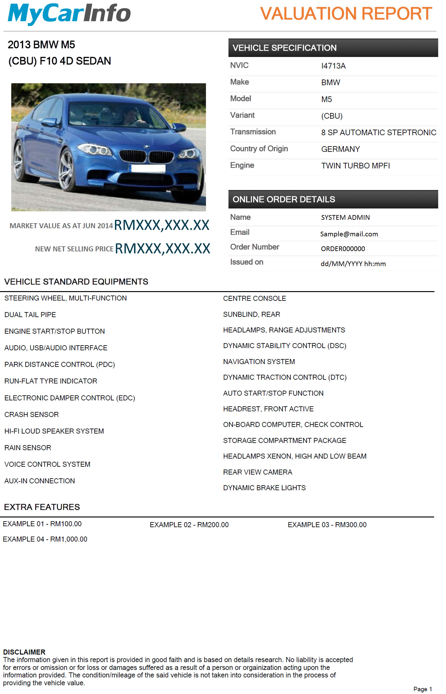 Vehicle Market Value Mycarinfo Information That Matters regarding dimensions 1427 X 2217