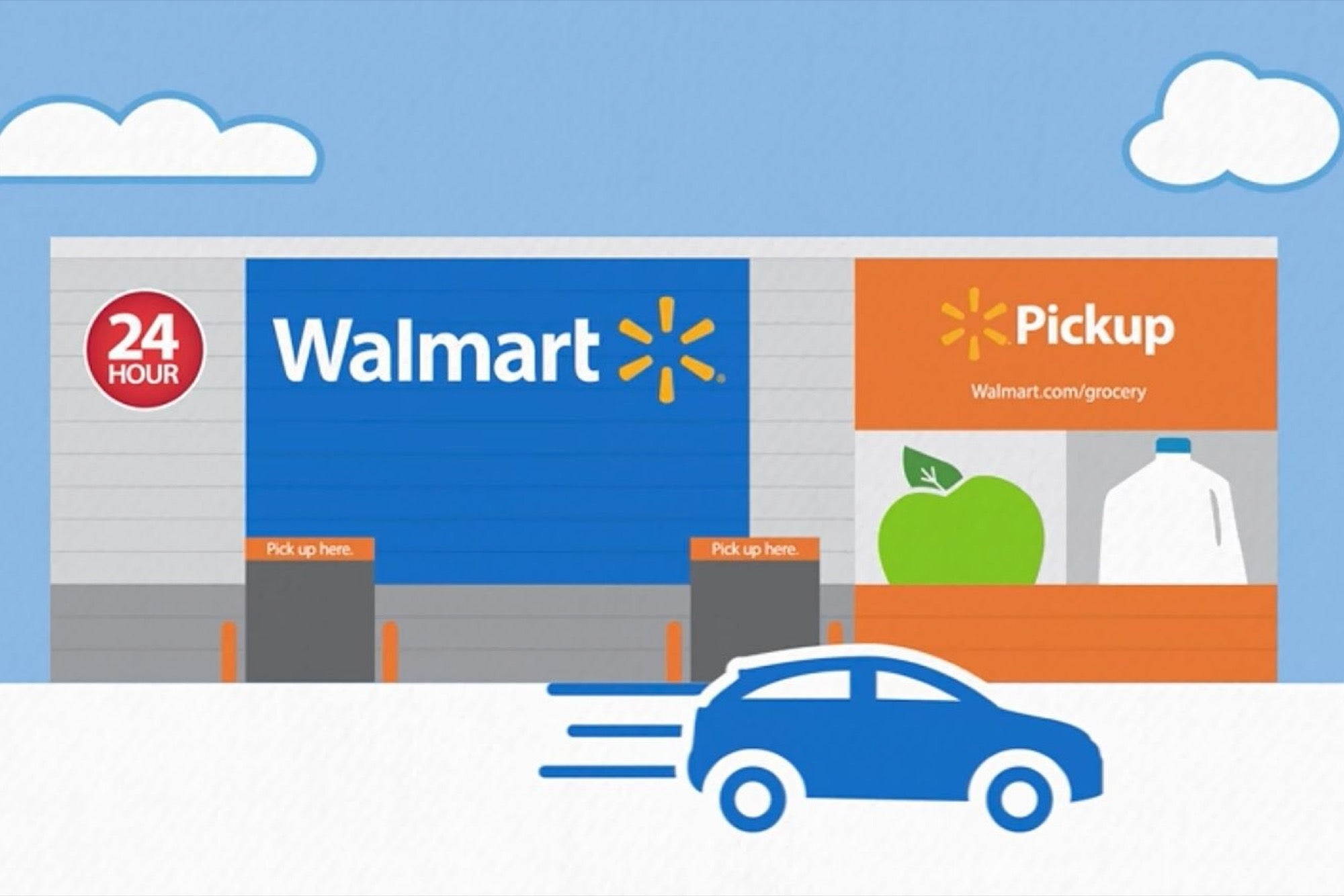 Walmart Opens 24 Hour Grocery Pickup Kiosk with proportions 2000 X 1334