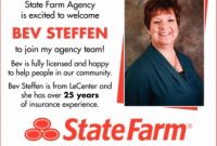 Welcome Bev Steffen State Farm Be Steffen regarding dimensions 999 X 871