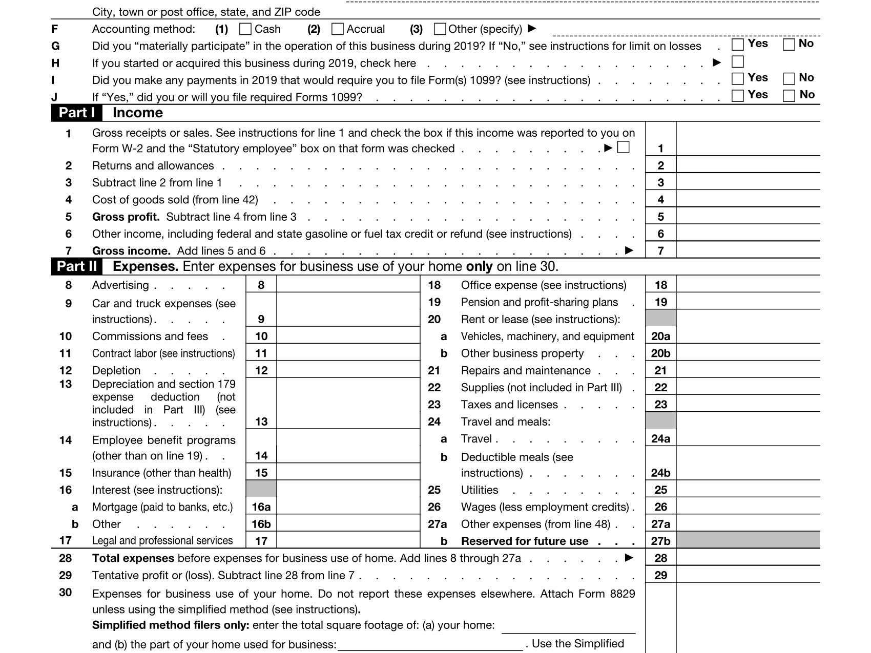 Whos Required To Fill Out A Schedule C Irs Form throughout dimensions 1700 X 1275