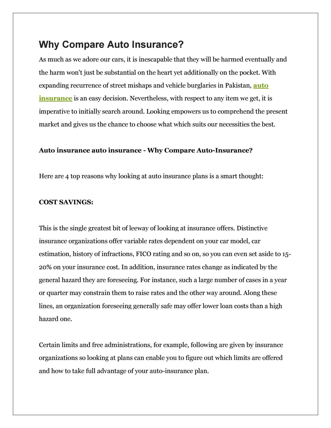 Why Compare Auto Insurance Mawazna Issuu with regard to sizing 1156 X 1496