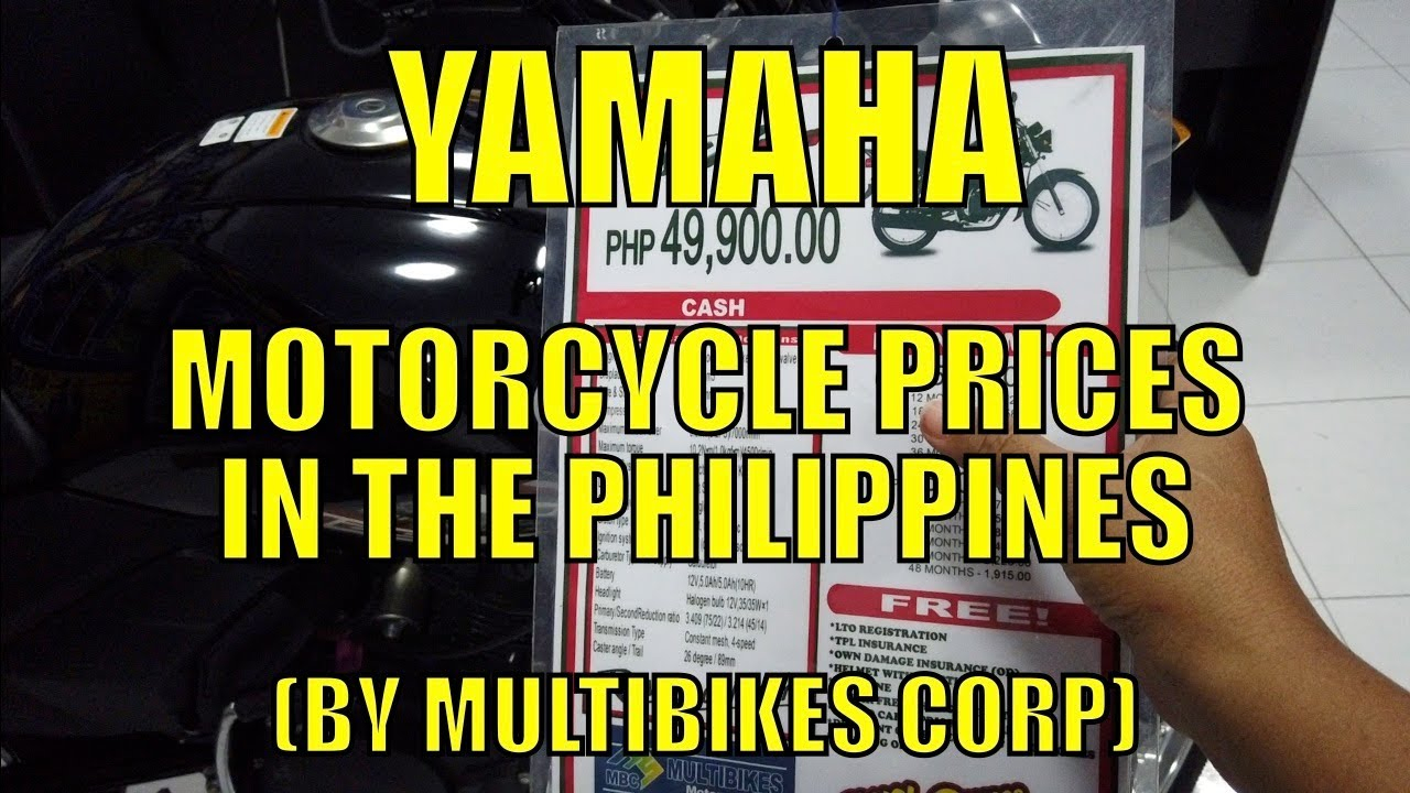 Yamaha Motorcycle Prices In The Philippines Nov 2019 Multibikes Corp within proportions 1280 X 720