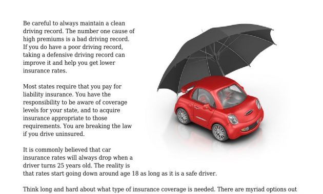 You Can Save A Lot Today On Auto Insurance With These Tips pertaining to proportions 1058 X 1497
