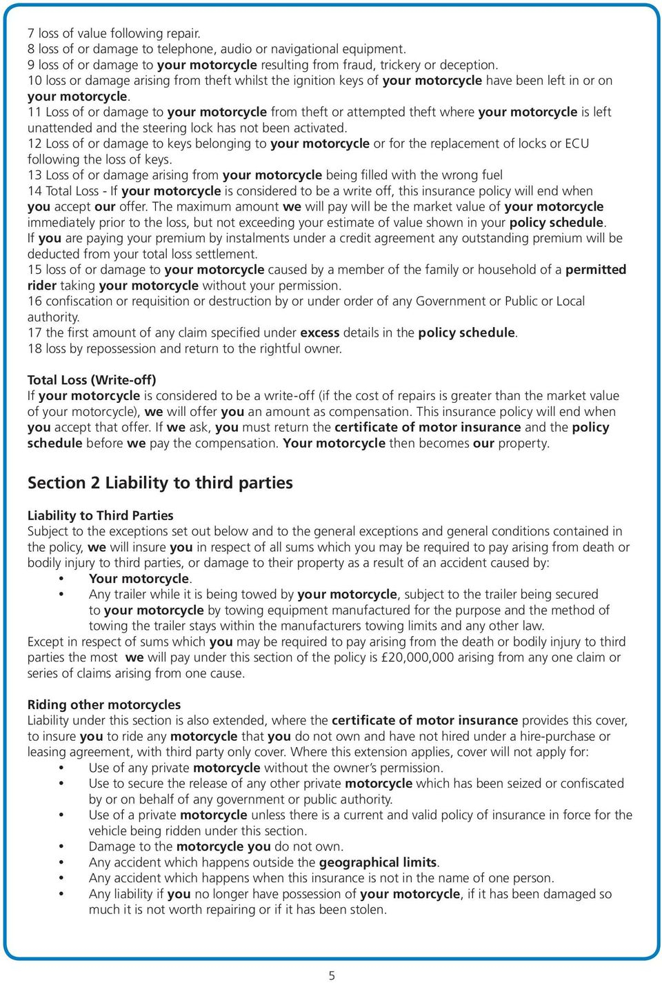 Your Motorcycle Insurance Policy Pdf Free Download intended for size 960 X 1425